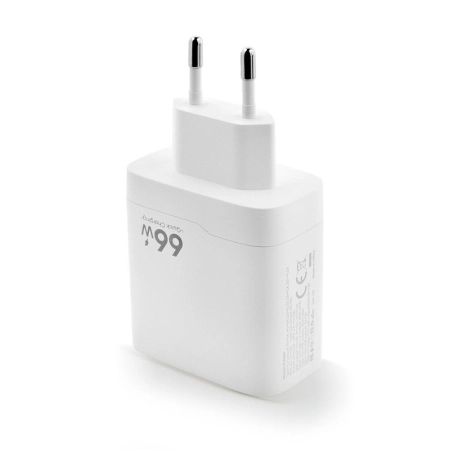 Ładowarka sieciowa 2xUSB-C PD 60W GaN +1xUSB QC3.0 Vidvie PLE266 biała